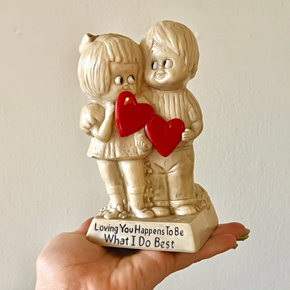 Vintage Other - 70s Vintage 💘 W & R Berries Co. “Loving You” Statuette